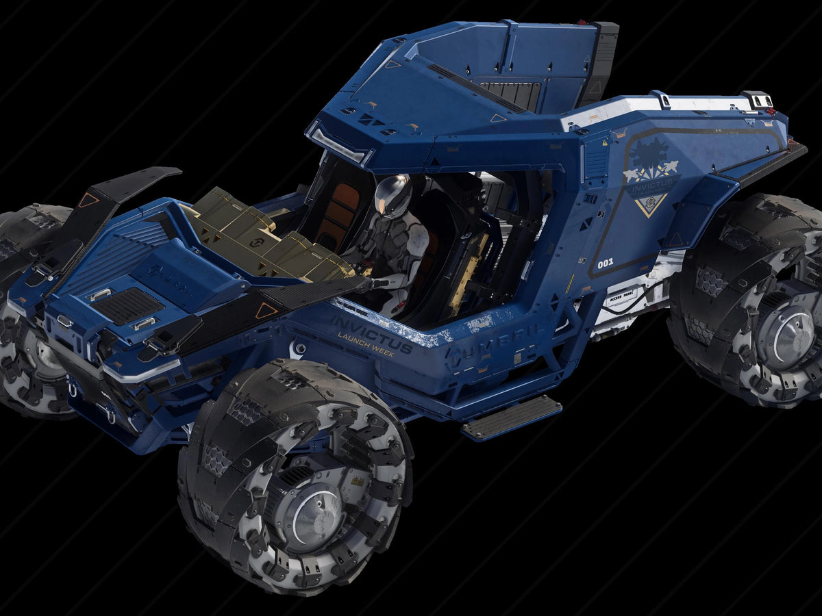 Cyclone - Invictus Blue and Gold Paint | Star Citizen | ORONST ORBITAL