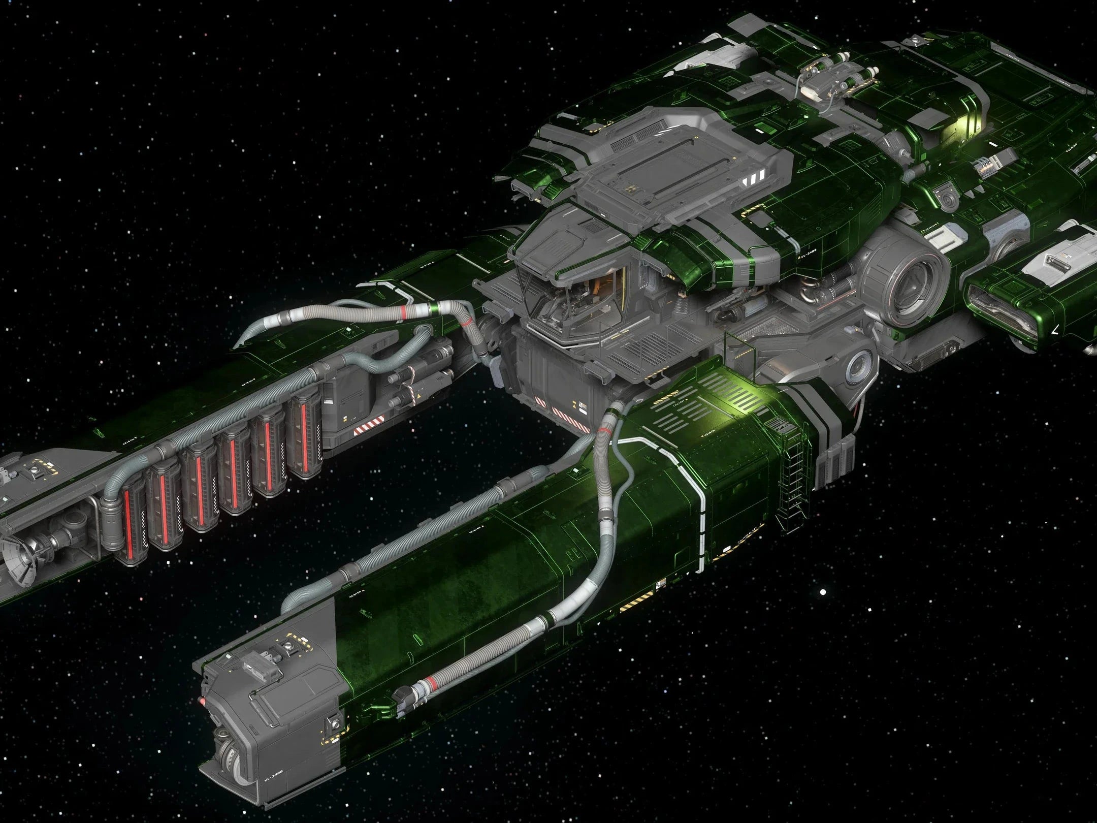 Vulture - Ghoulish Green Paint | Star Citizen | ORONST ORBITAL