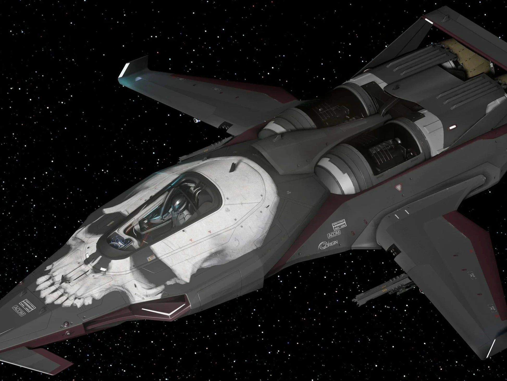 M50 - Skullcrusher Paint | Star Citizen | ORONST ORBITAL