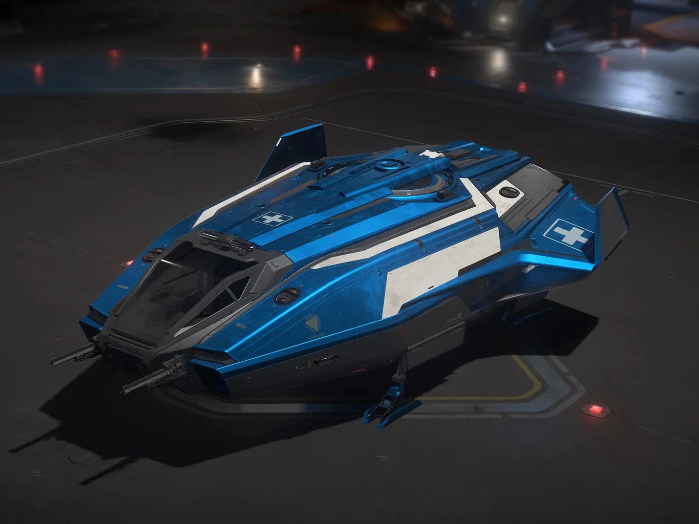 C8 Pisces - Code Blue Paint | Star Citizen | ORONST ORBITAL