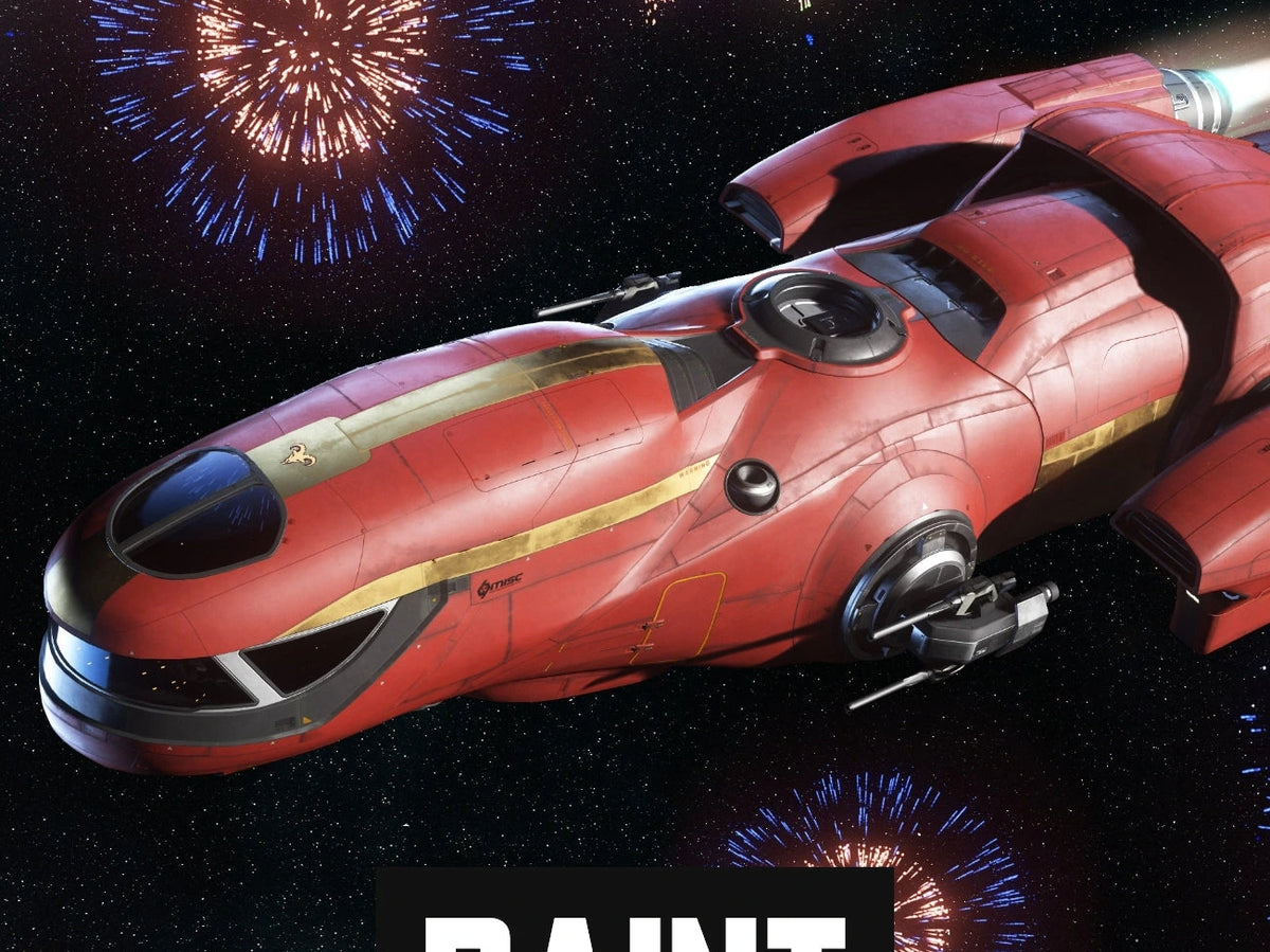 Freelancer - Auspicious Red Ram Paint | Star Citizen | ORONST ORBITAL