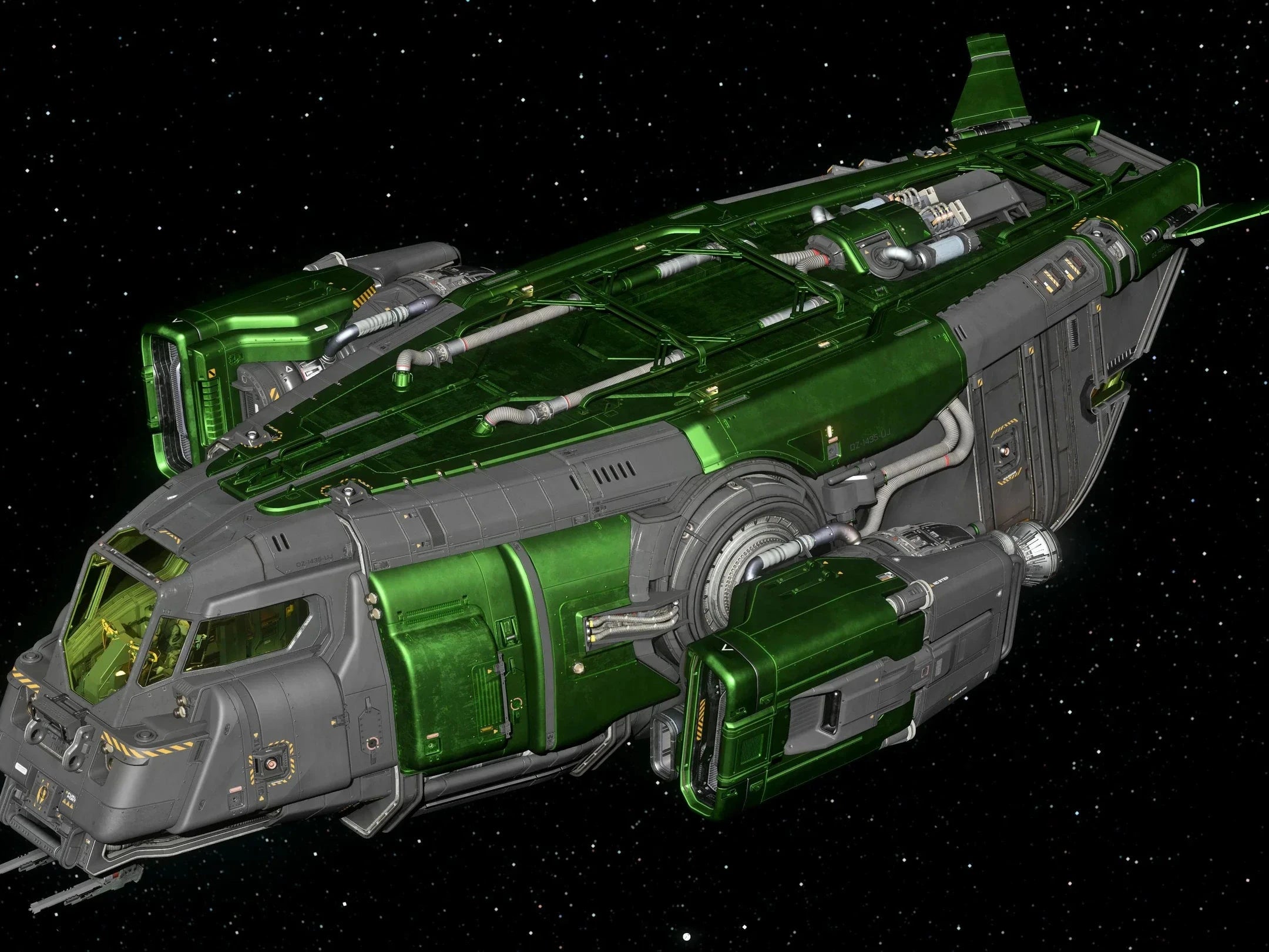 Cutter - Ghoulish Green Paint | Star Citizen | ORONST ORBITAL