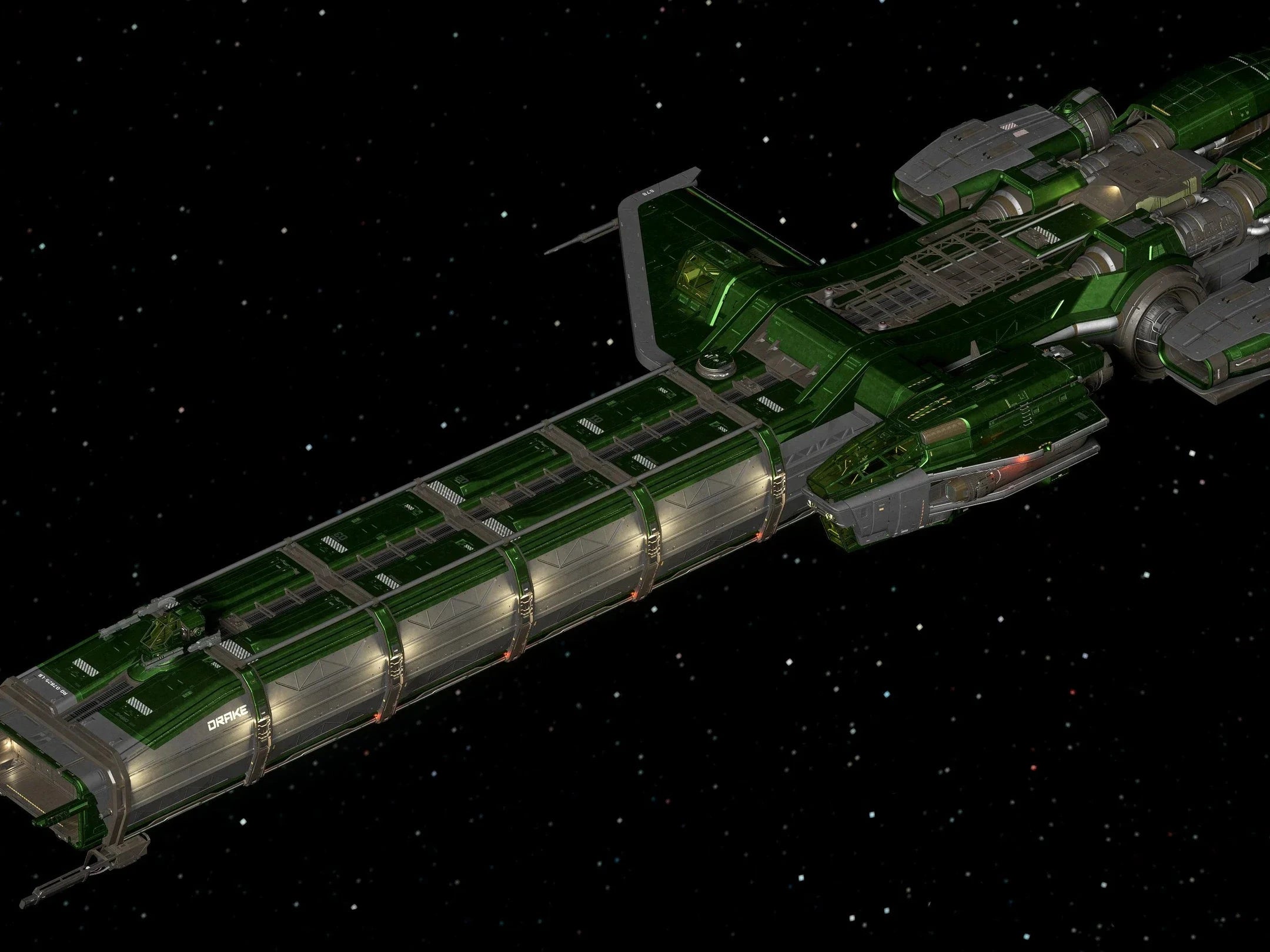 Caterpillar - Ghoulish Green Paint | Star Citizen | ORONST ORBITAL