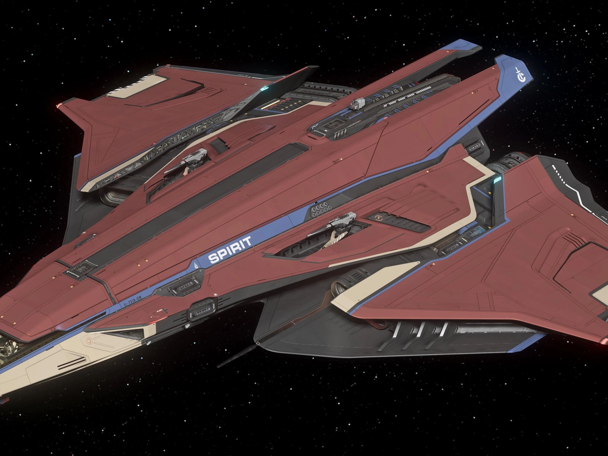 Spirit - Crimson Paint | Star Citizen | ORONST ORBITAL
