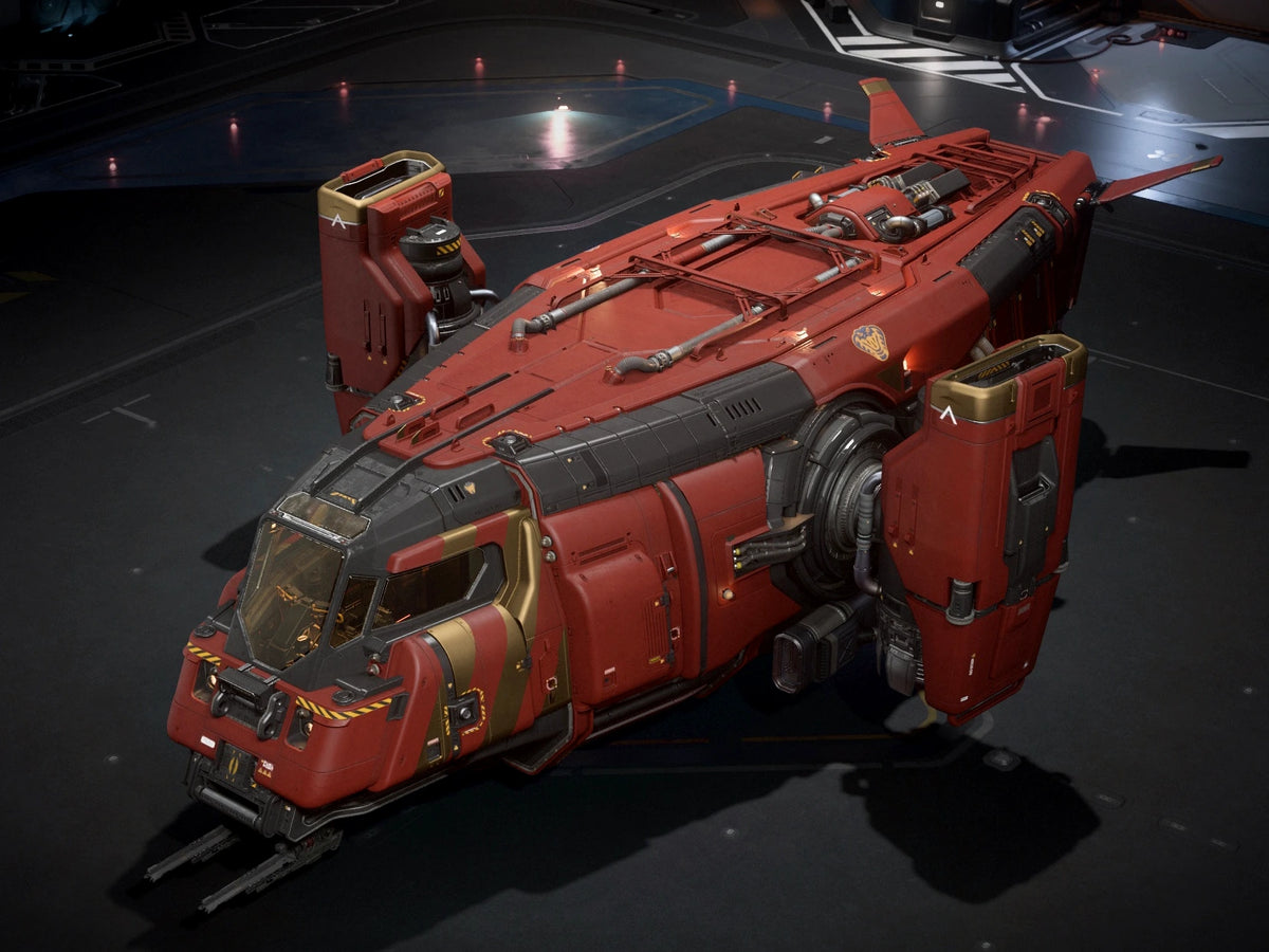 Cutter - Auspicious Red Snake Paint | Star Citizen | ORONST ORBITAL