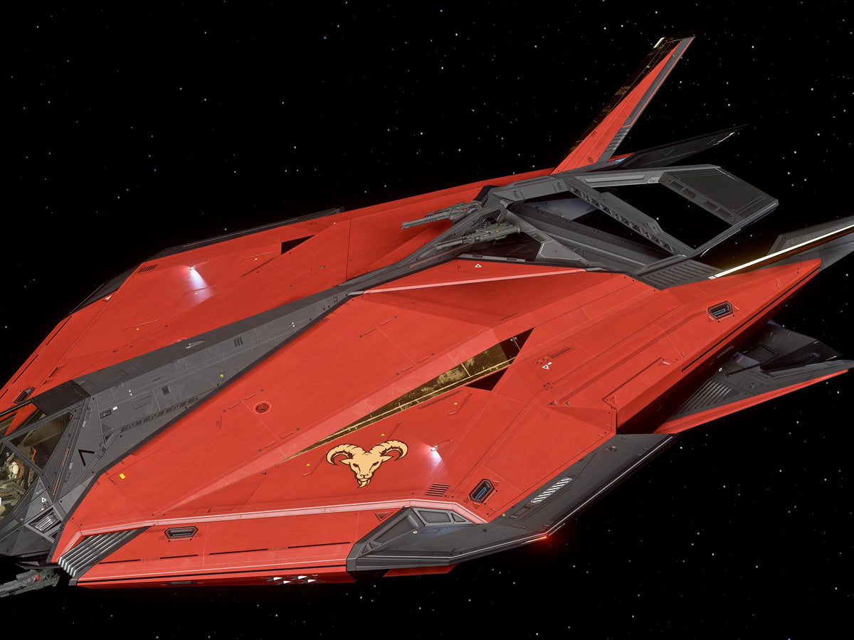 Nomad - Auspicious Red Ram Paint | Star Citizen | ORONST ORBITAL