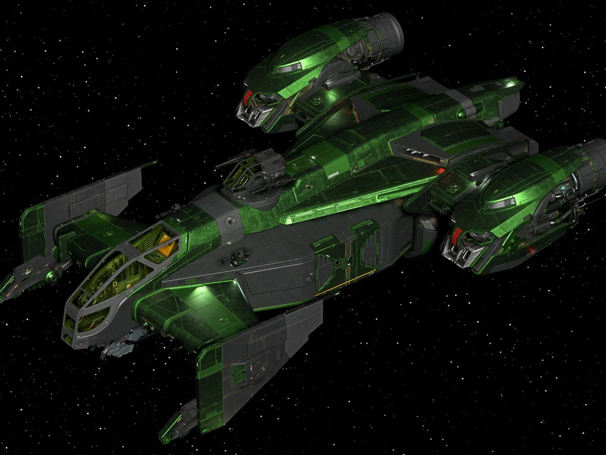 Cutlass - Ghoulish Green Paint | Star Citizen | ORONST ORBITAL