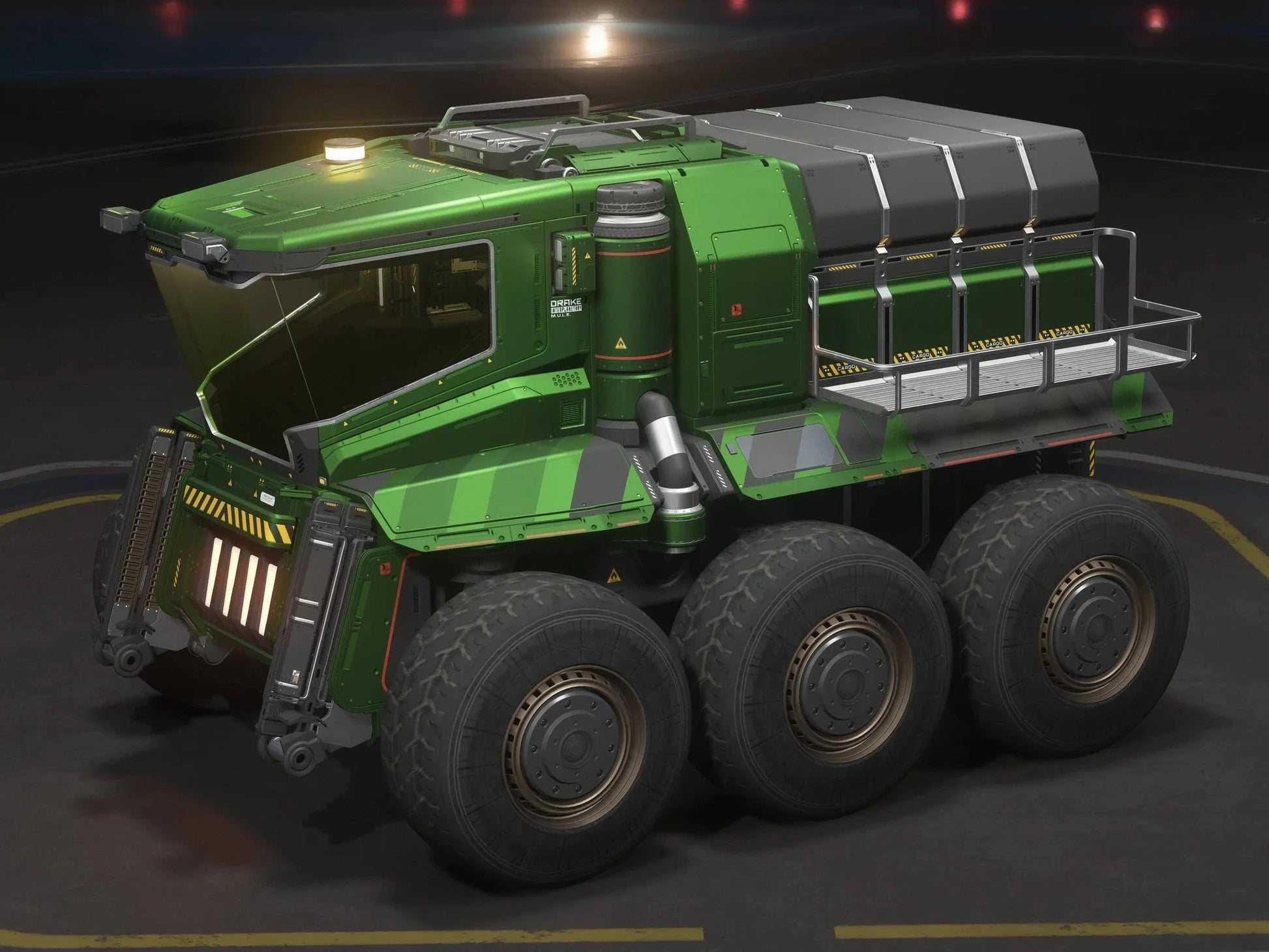 Mule - Ghoulish Green Paint | Star Citizen | ORONST ORBITAL