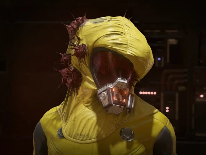 Radioactive Yellow Lost Plague Helmet - Subscriber Store