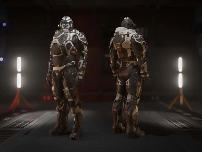 Voidripper Helmet with Defiance Armor Charcoal - Subscriber Store