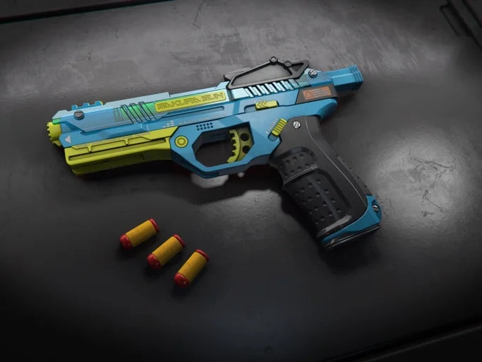 WowBlast "Blue" Desperado Toy Pistol - Subscriber Store