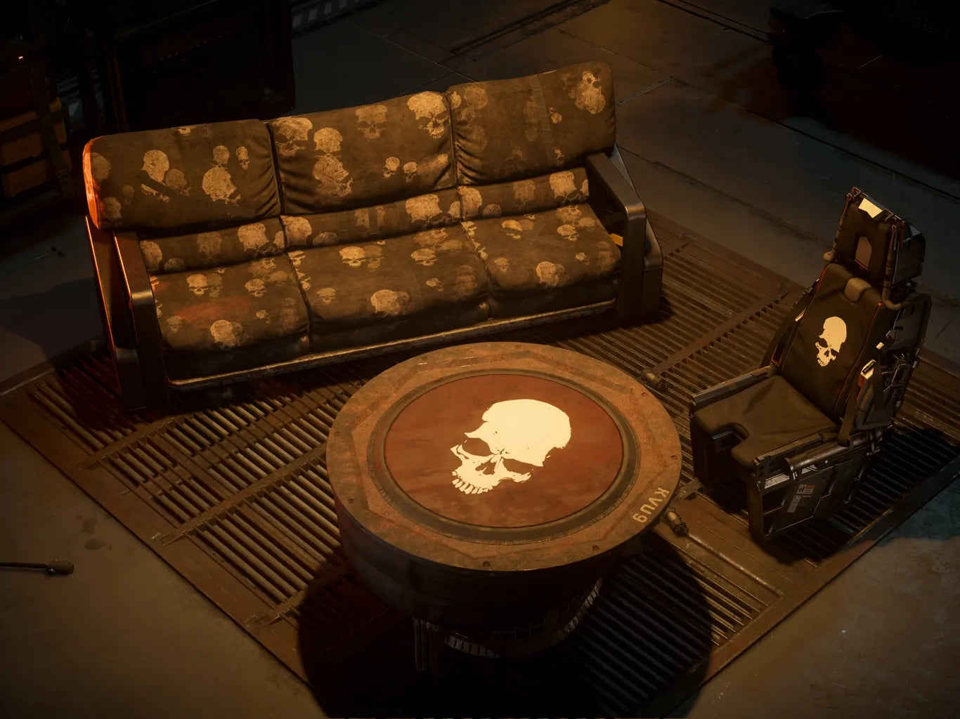 Salvaged Skull Parlor Set - Subscriber Store