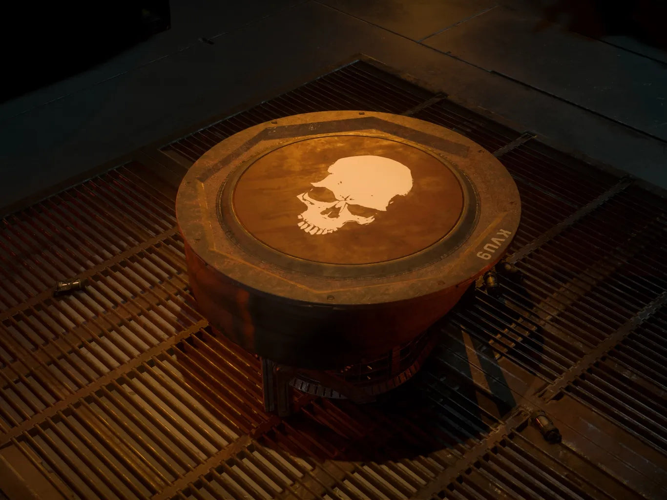 Salvaged Skull Table - Subscriber Store