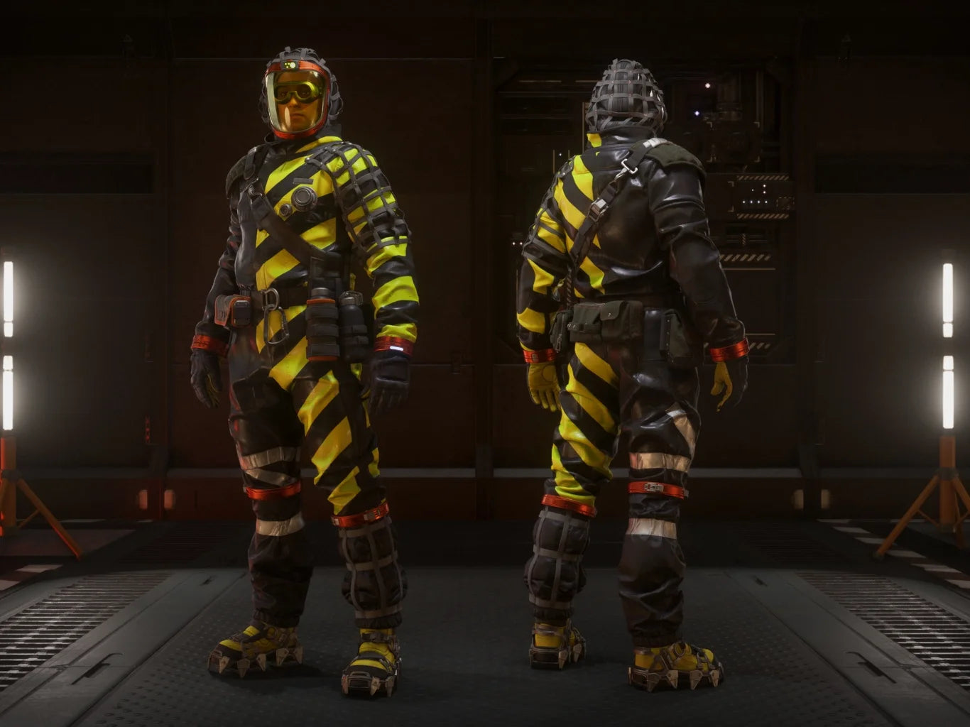 TruBarrier Hazard Suit and Mask - Warning - Subscriber Store