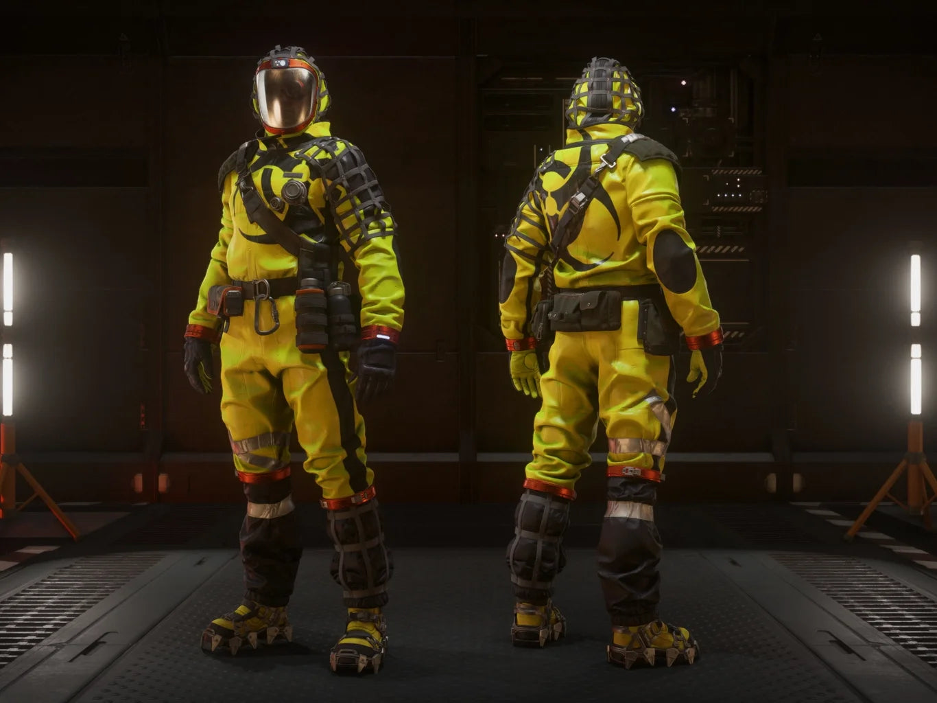 TruBarrier Hazard Suit and Mask - Hi-Vis Biohazard - Subscriber Store