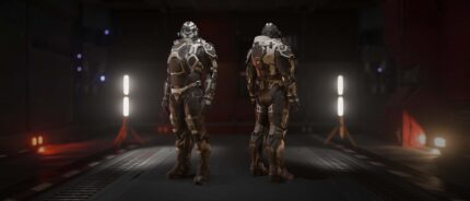 Voidripper Helmet with Defiance Armor Charcoal