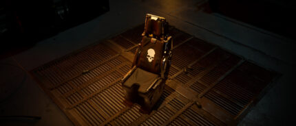 Salvaged Skull Lounge Chair