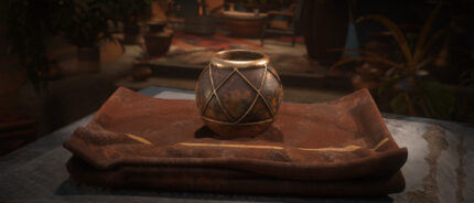 Ornate Drinking Gourd